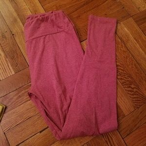 TC Leggings (Heathered Red)
